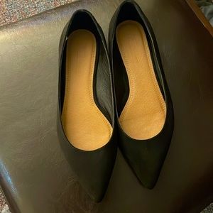 ASOS Black Velvet Flats